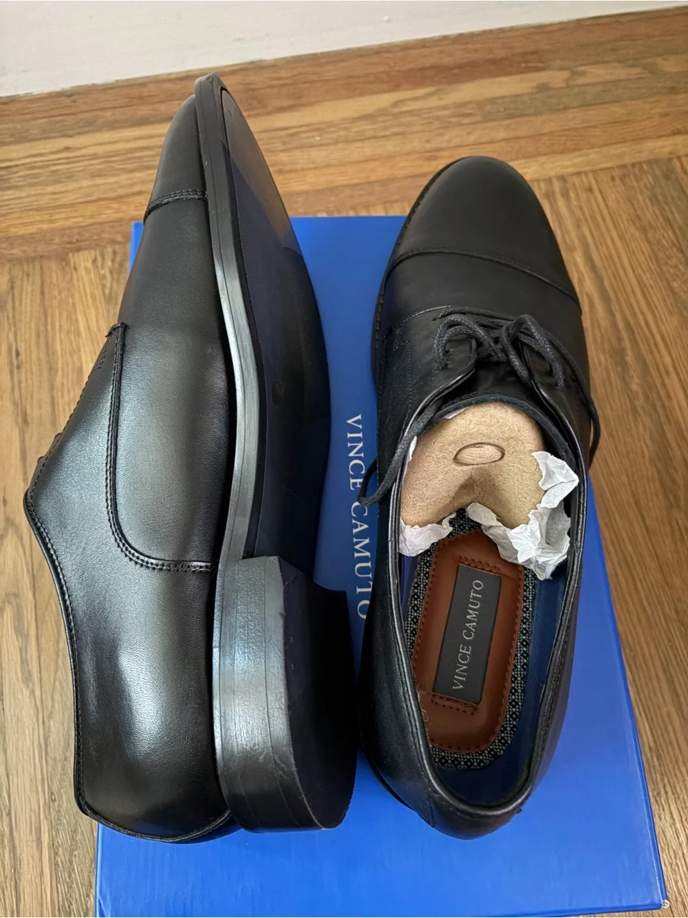 Vince Camuto Teodor Oxford Black Shoes
